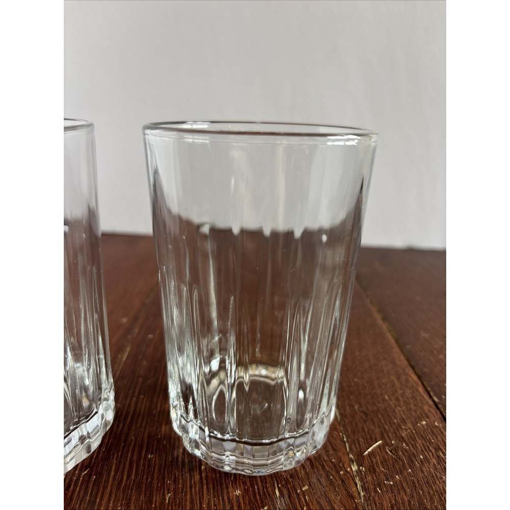 Set of 2, 4.5" Tall ~ 10 oz Flat Tumbler Glass ~ CQ15 by CRISA